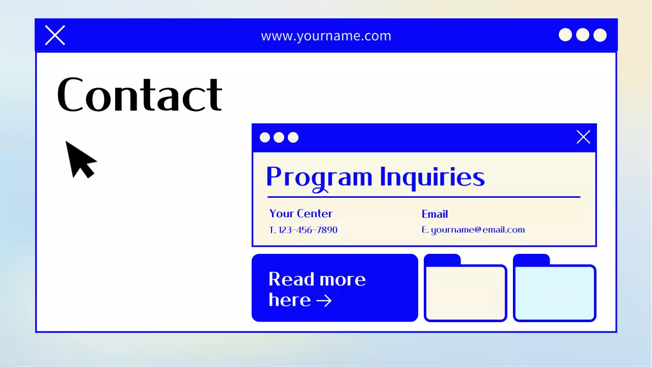 Blue Modern Hiring Guide Presentation