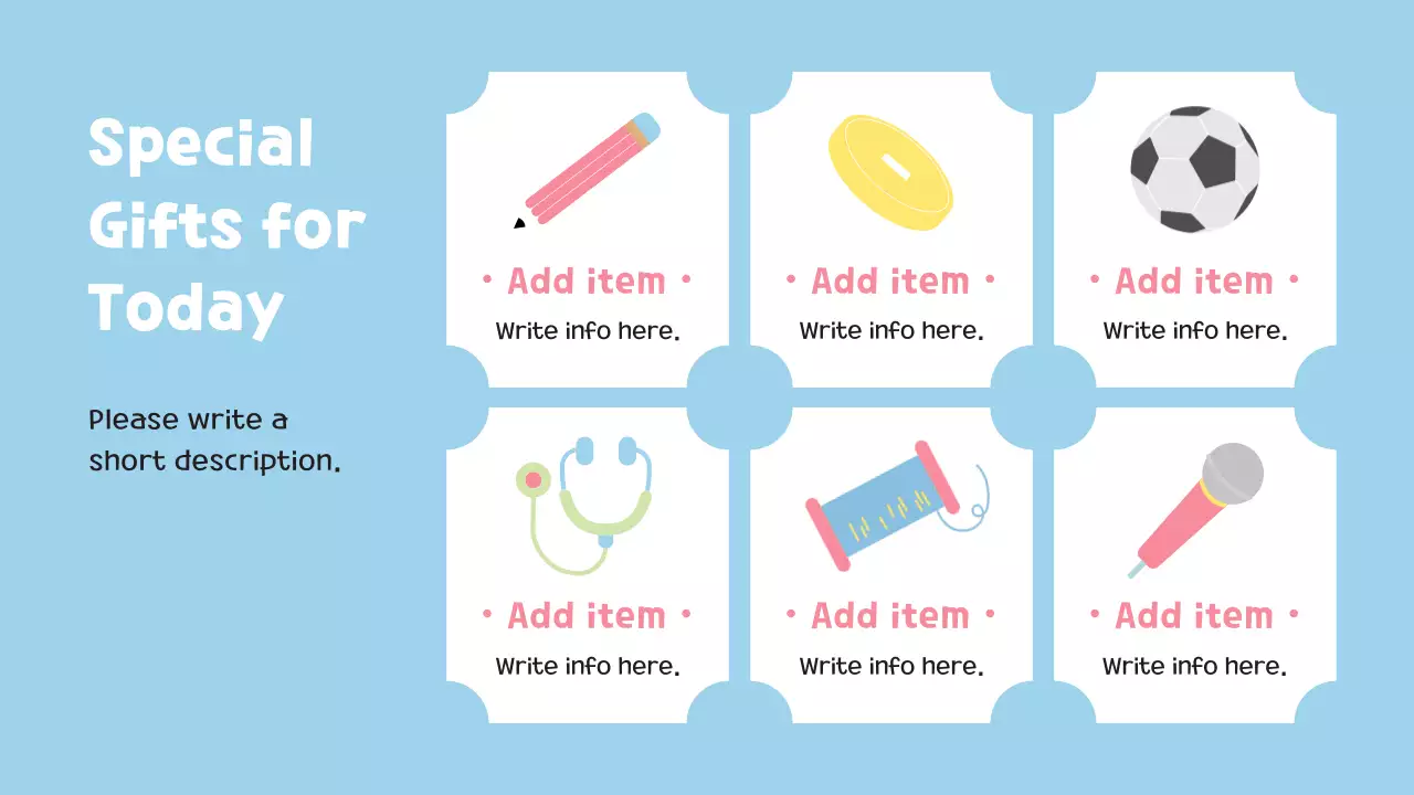 핑크 귀여운 아기 초대장 프레젠테이션