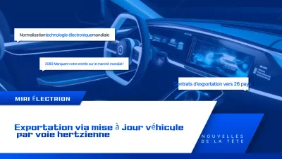 Promotion de la technologie moderne bleue
