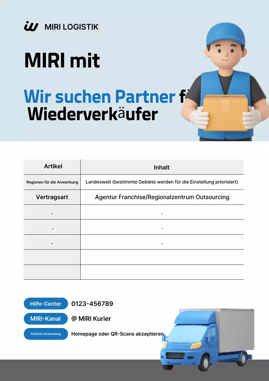 Sky Blue Modern Logistics Recruitment