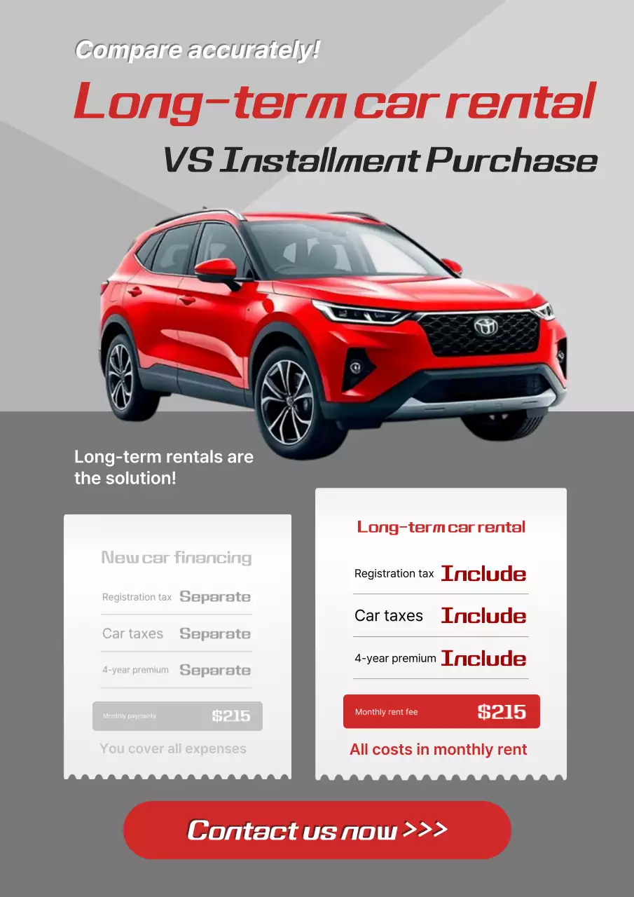 quảng cáo xe hơi hiện đại màu đỏ