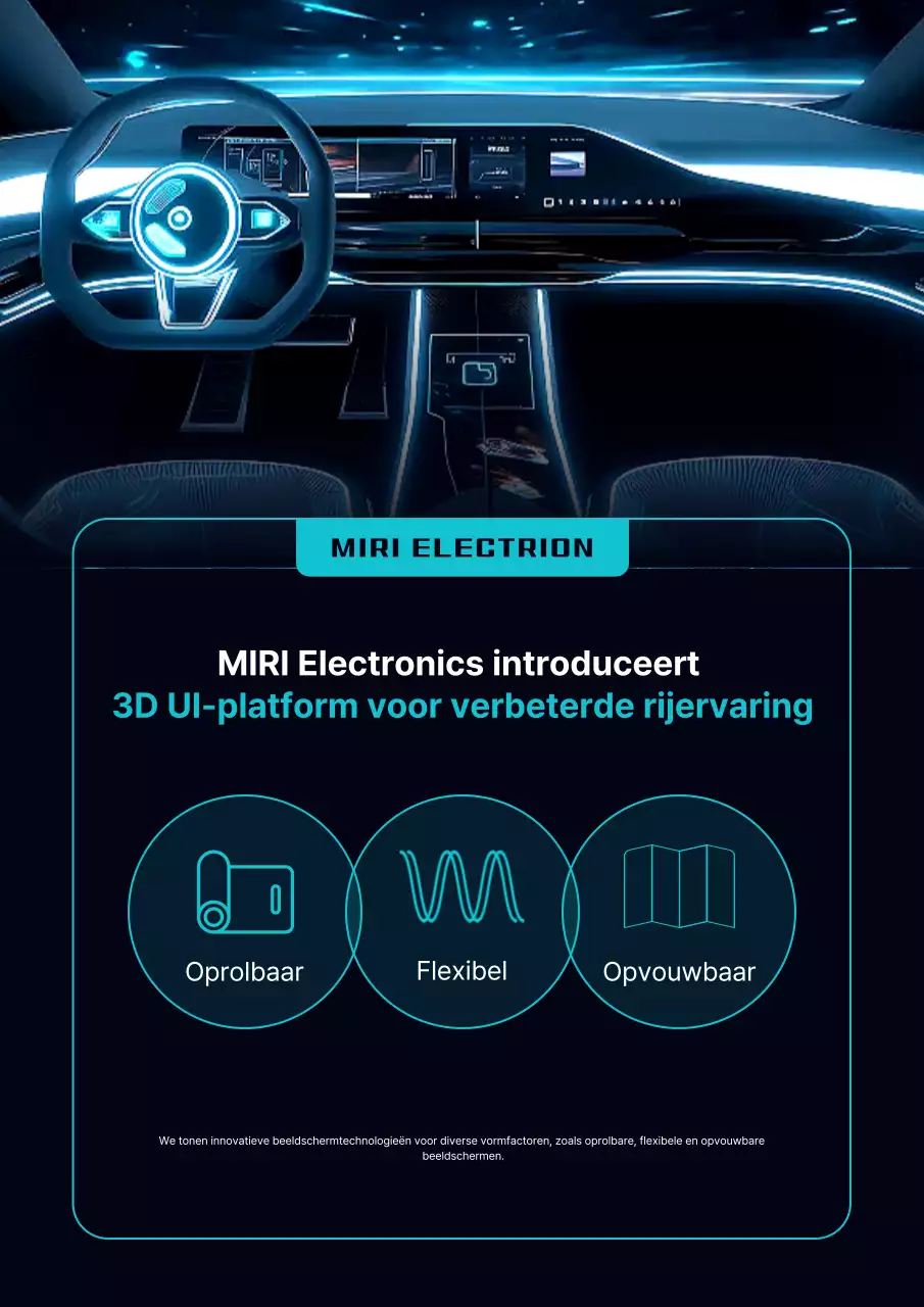 Neon Cyber ​​​​Technologie Promotie