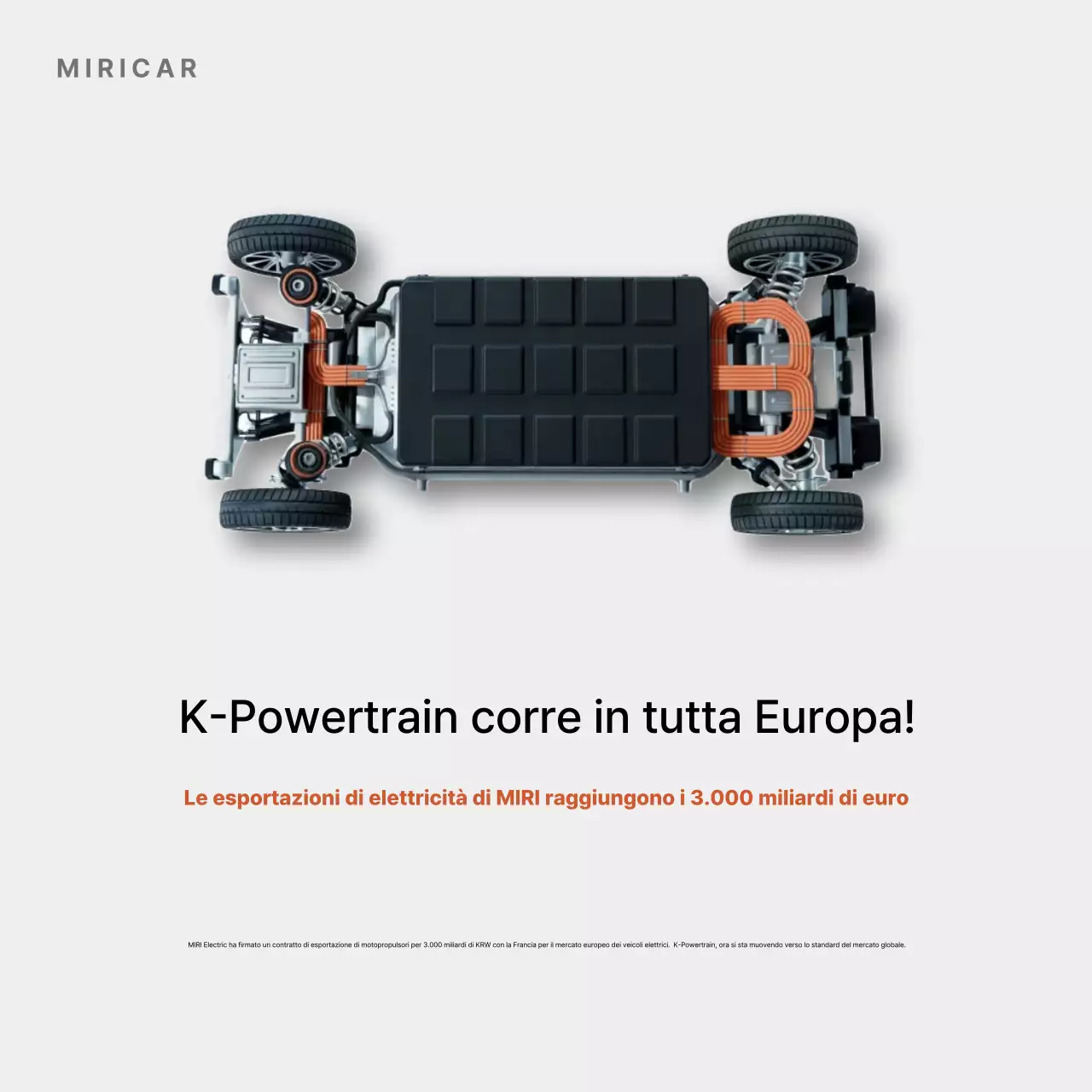 Pubblicità di un'auto elettrica moderna nera