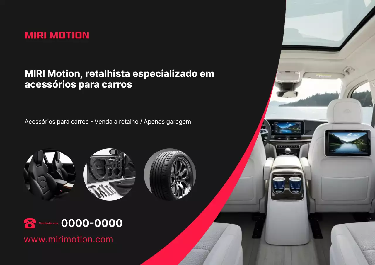 propaganda de carro preto moderno