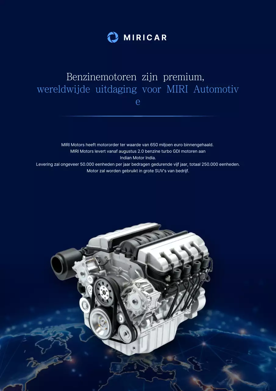 Blauwe moderne auto-advertentie
