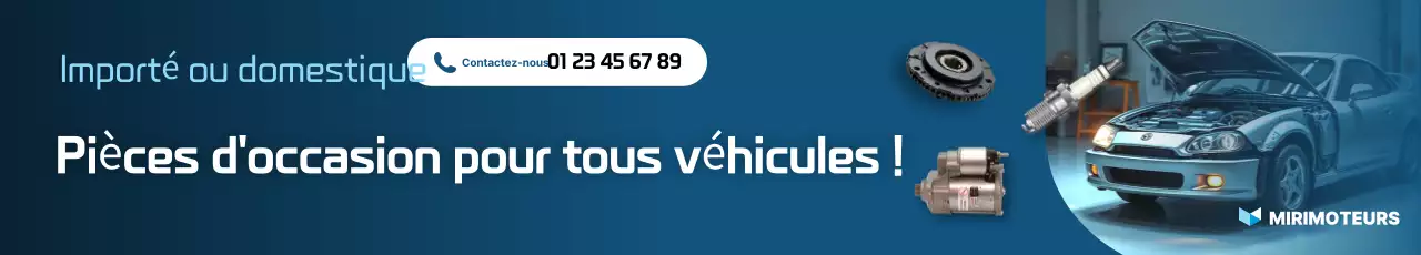 Publicité pour une voiture bleue moderne
