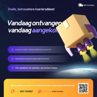 Advertentie van Bora Modern Courier Service