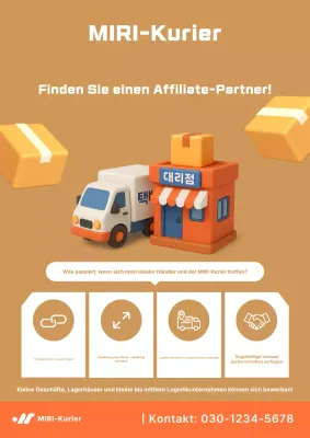 Partnerrekrutierung der Brown Simple Delivery Agency