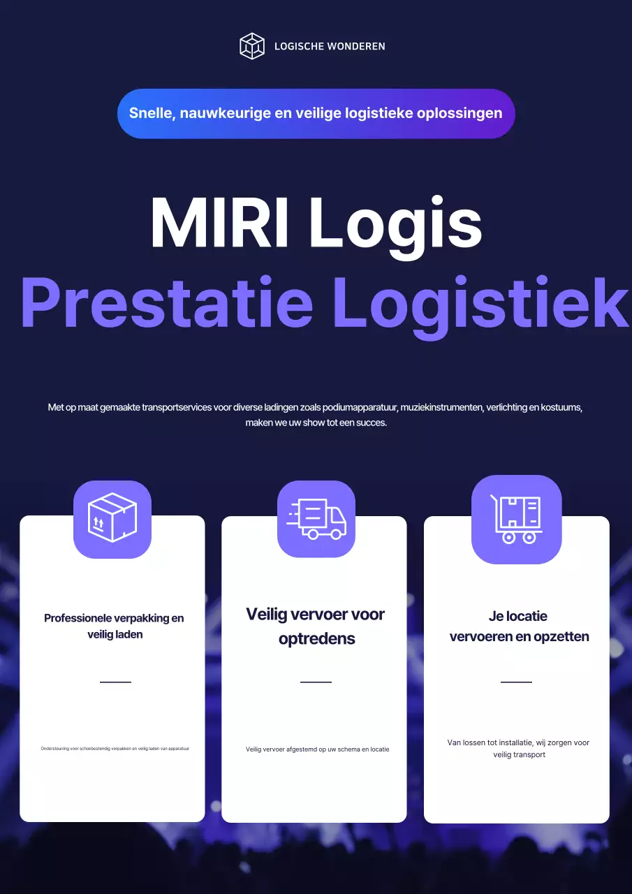 Blue Clean Performance Cargo Logistics Servicegids