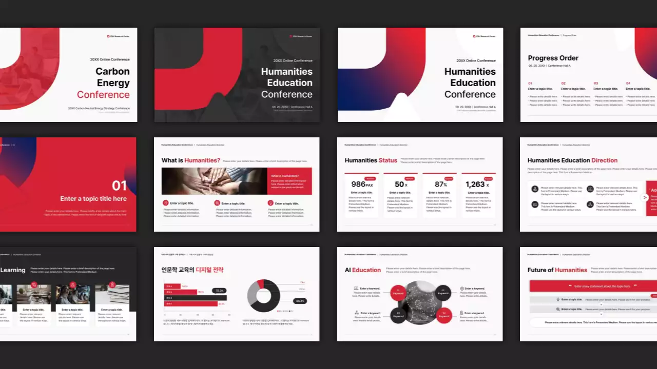 Red Modern Education Presentation