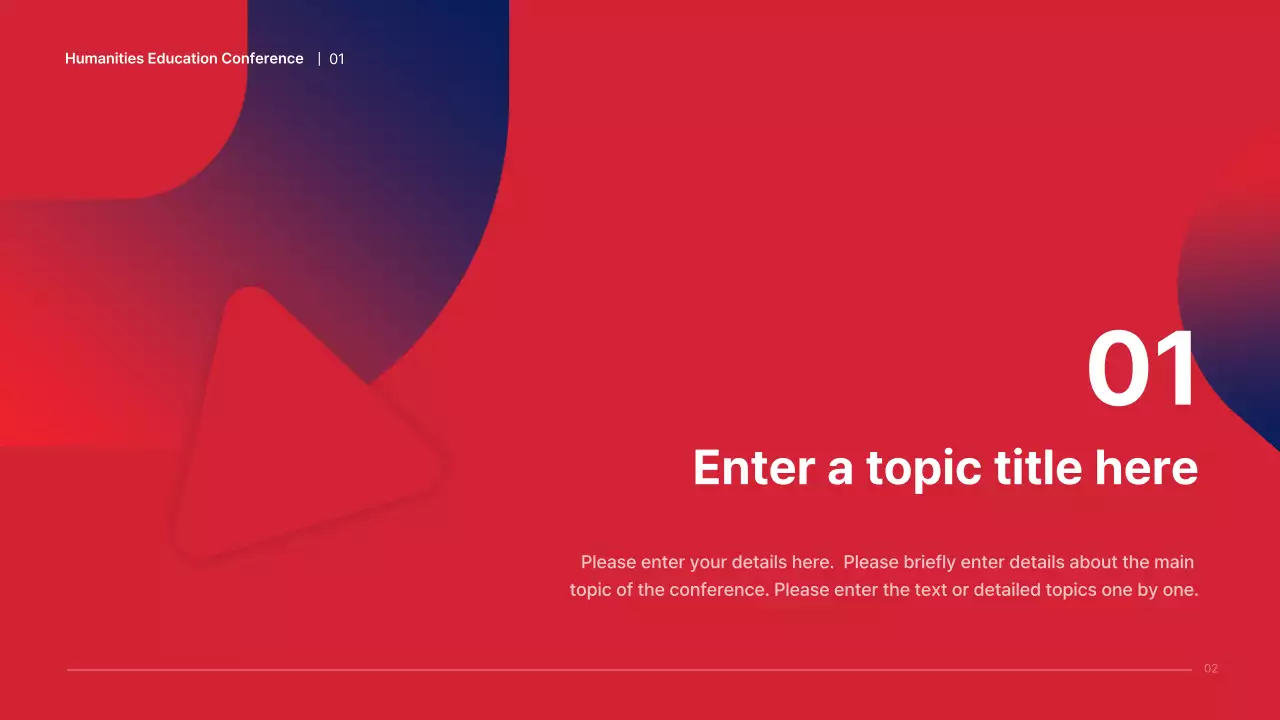 Red Modern Education Presentation