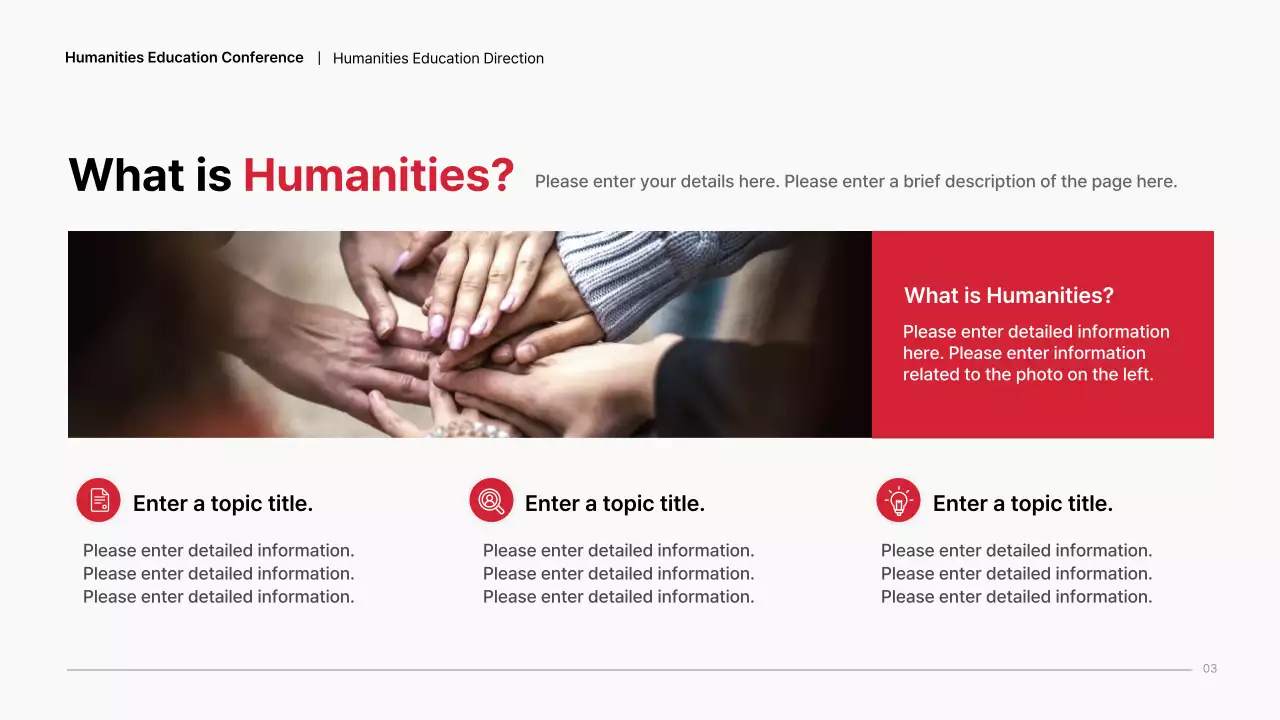 Red Modern Education Presentation