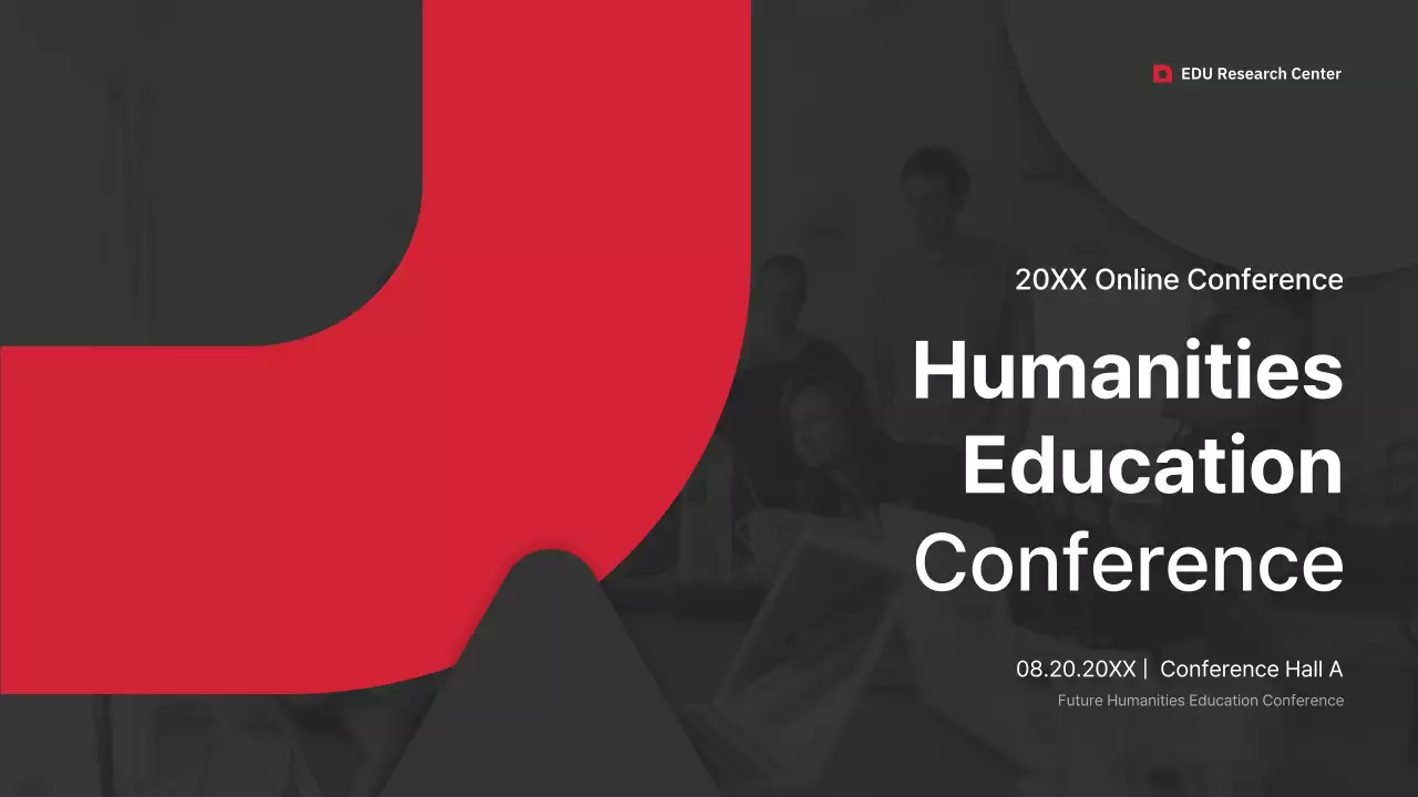 Red Modern Education Presentation