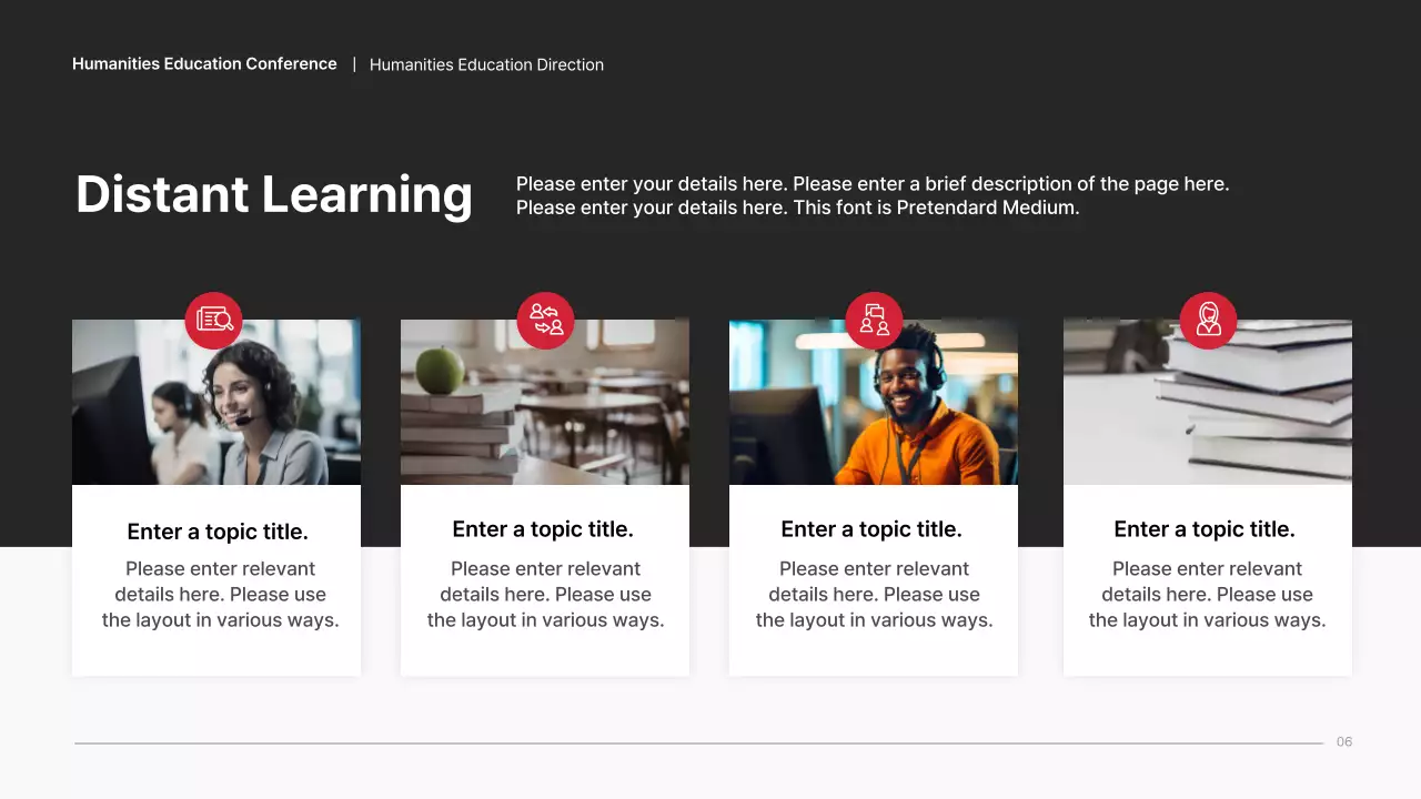 Red Modern Education Presentation