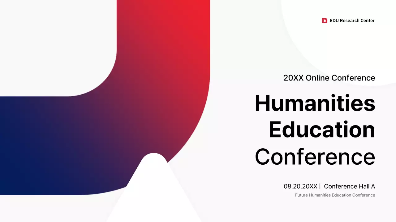 Red Modern Education Presentation