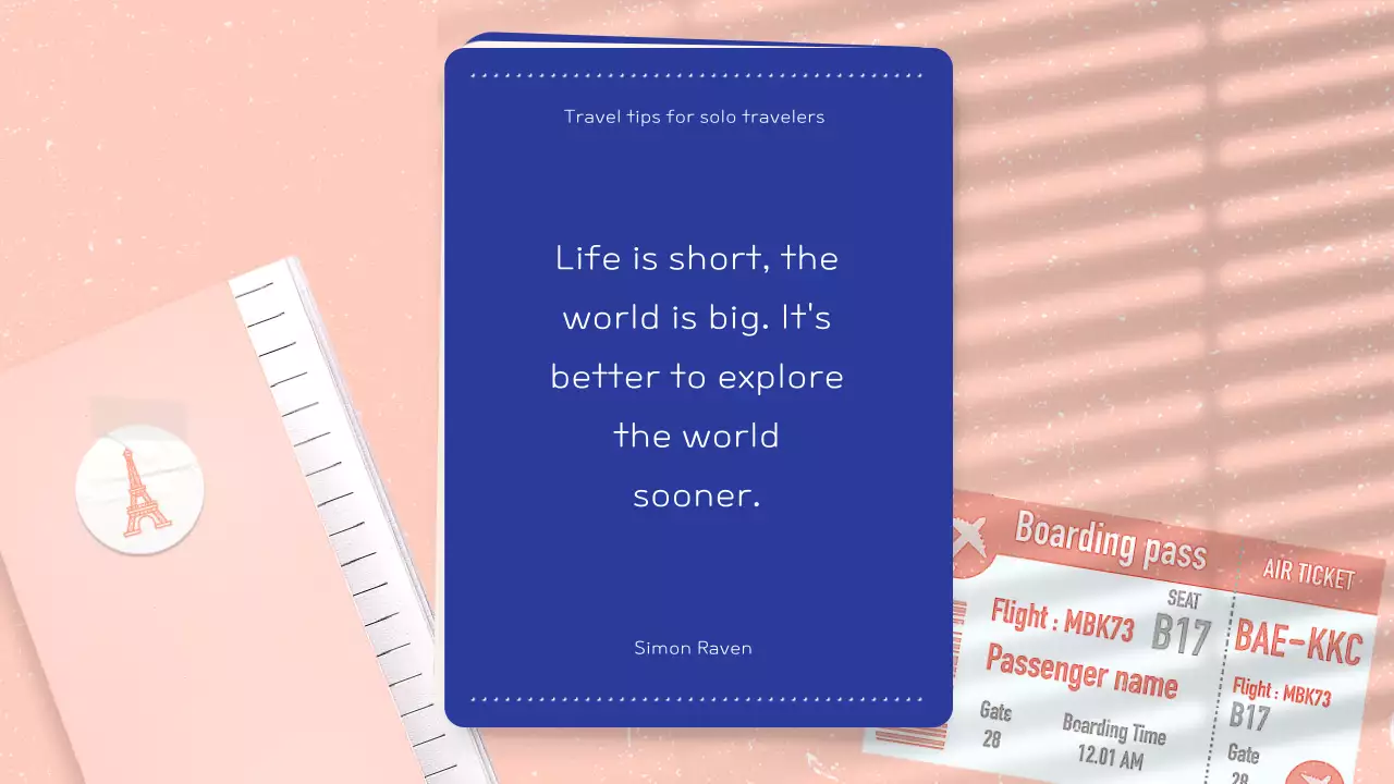 블루 엘레강트 여행 가이드 프레젠테이션