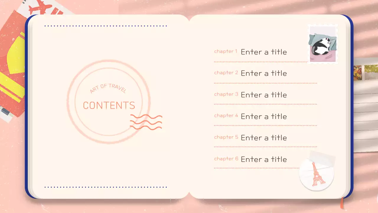 블루 엘레강트 여행 가이드 프레젠테이션