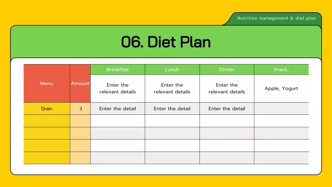 Green Modern Nutrition Guide Presentation
