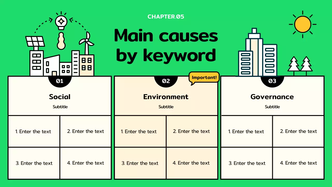 Green Modern Climate Presentation
