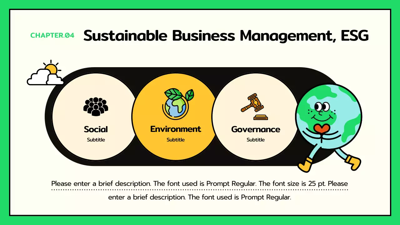 Green Modern Climate Presentation