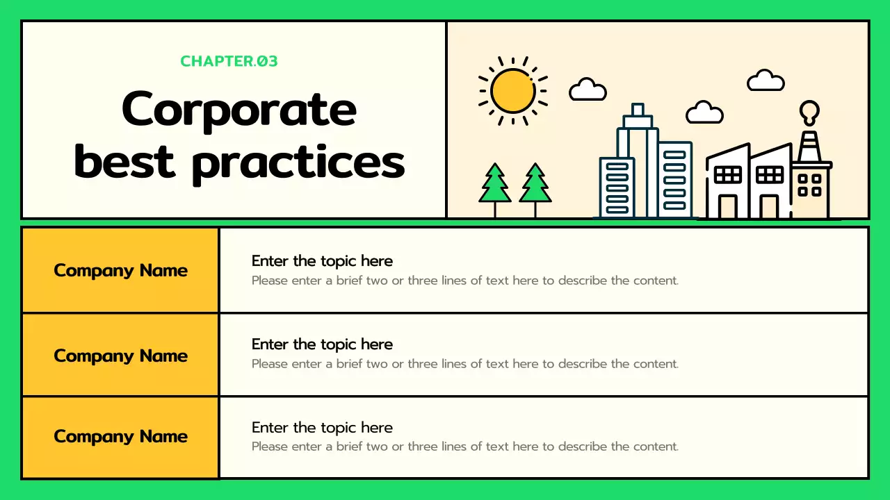 Green Modern Climate Presentation