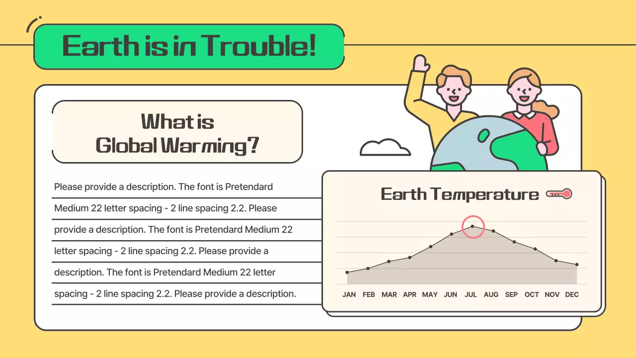 베이지 모던 글로벌 워밍 가이드 프레젠테이션