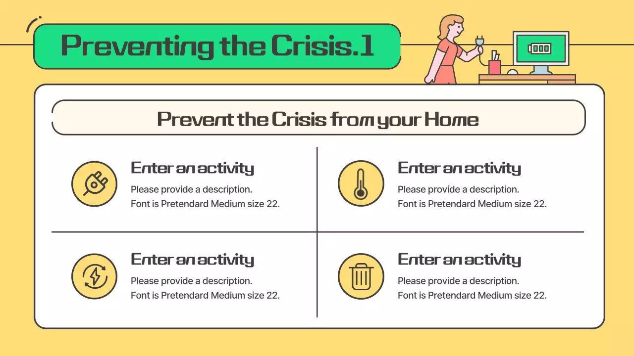 베이지 모던 글로벌 워밍 가이드 프레젠테이션