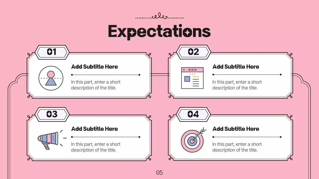 핑크 트렌디 어뮤즈먼트 프로모션 프리젠테이션