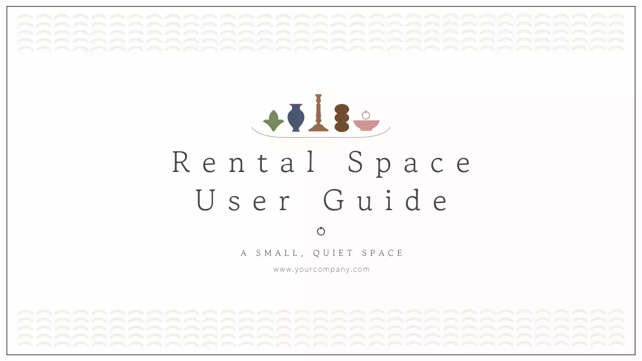 Beige Minimal Rental Guide Presentation