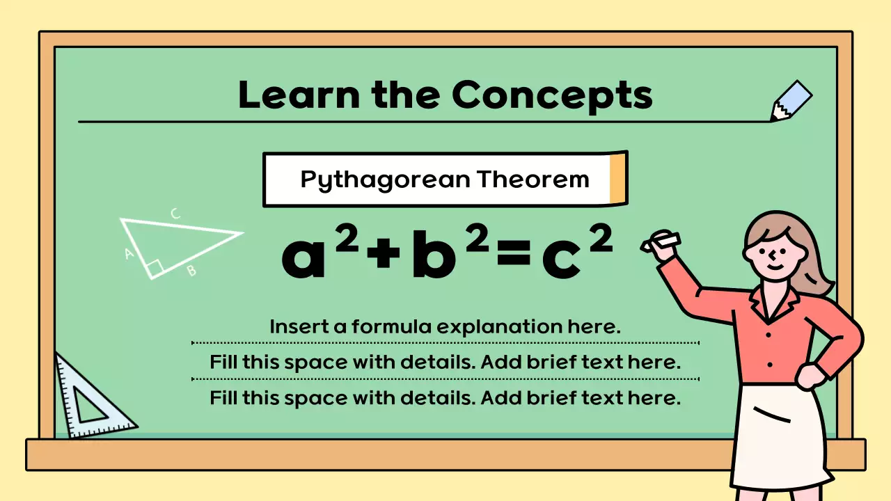 Beige Modern Math Guide Presentation