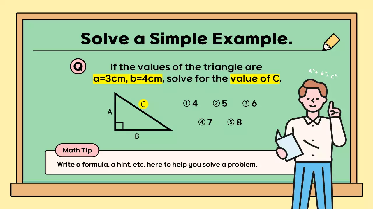 Beige Modern Math Guide Presentation