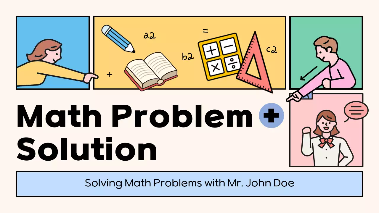 Beige Modern Math Guide Presentation