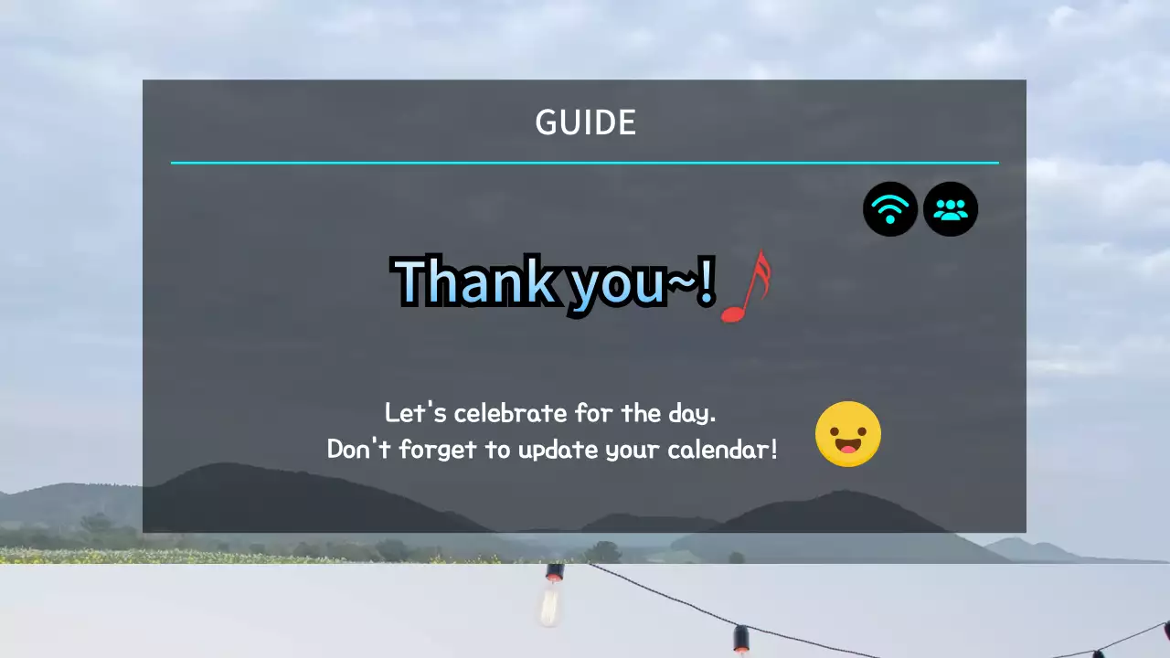 네온트렌디 파티 발표 프레젠테이션