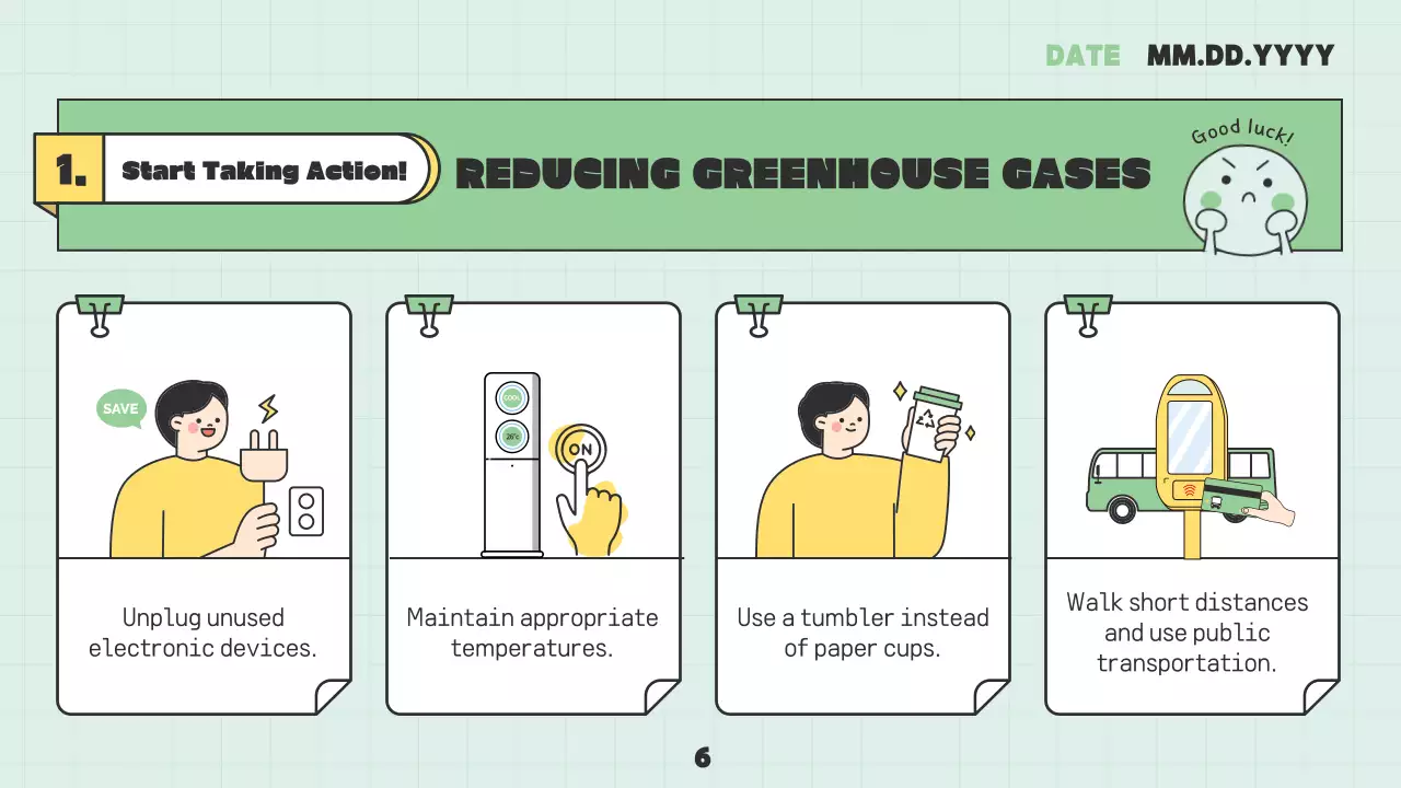 블루 미니멀 어스 다이어리 프리젠테이션