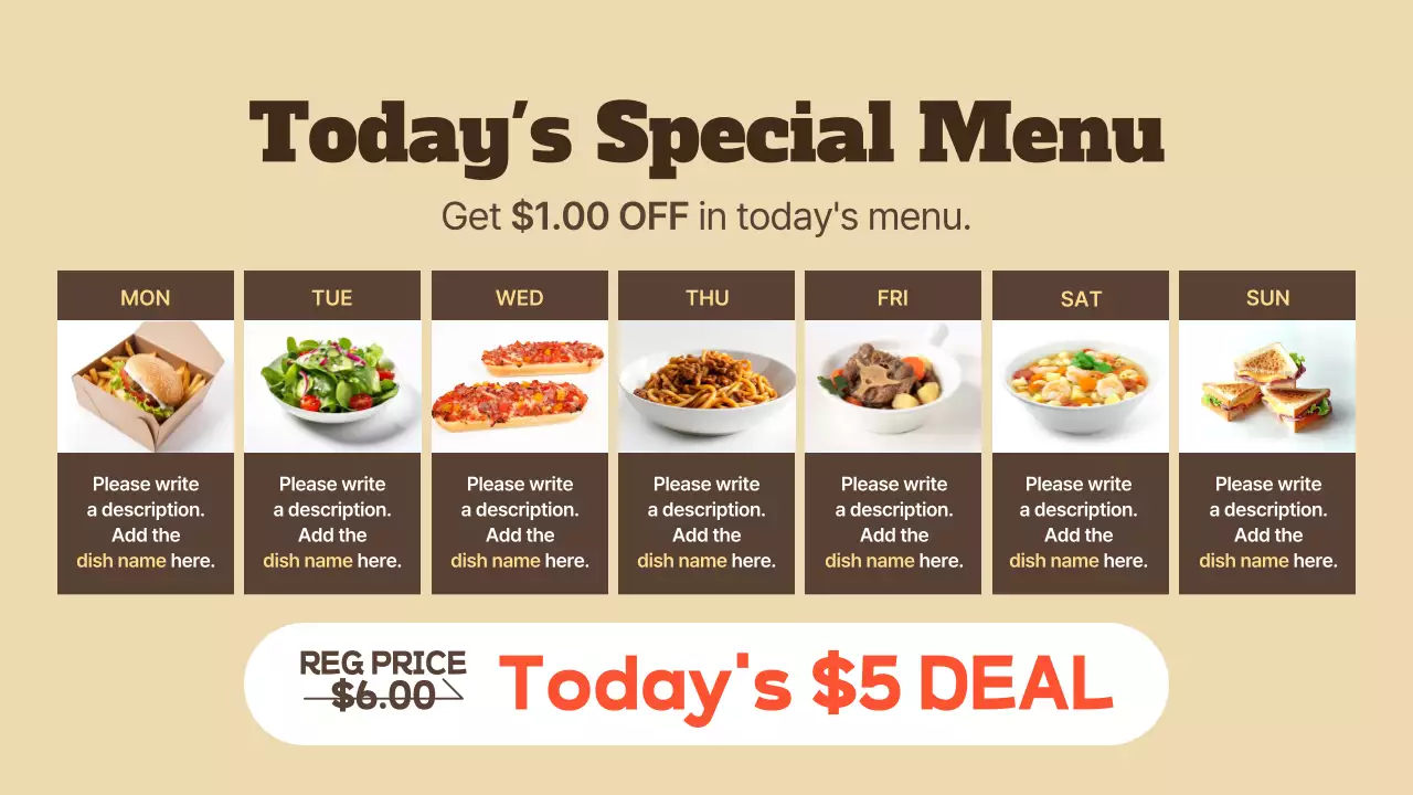 Red Classic Soup Promotion Presentation