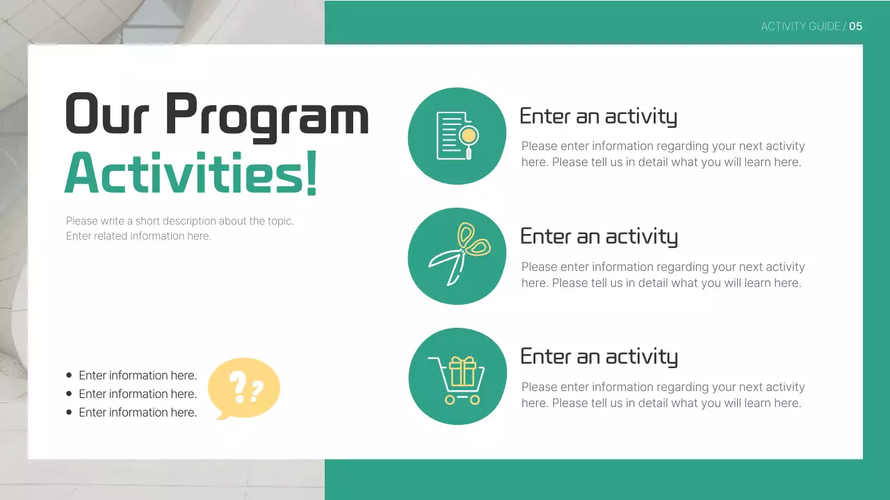 Teal Modern Recruitment 템플릿 프레젠테이션