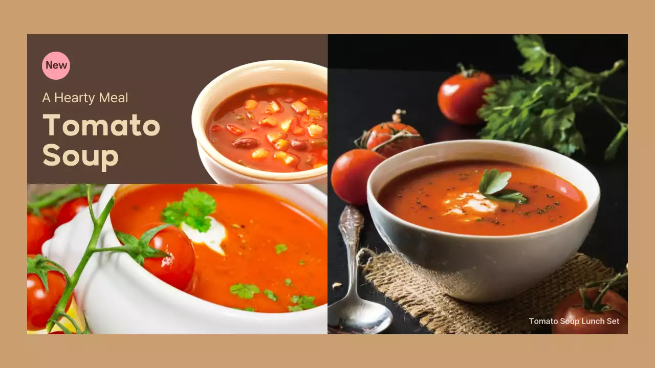 Red Classic Soup Promotion Presentation