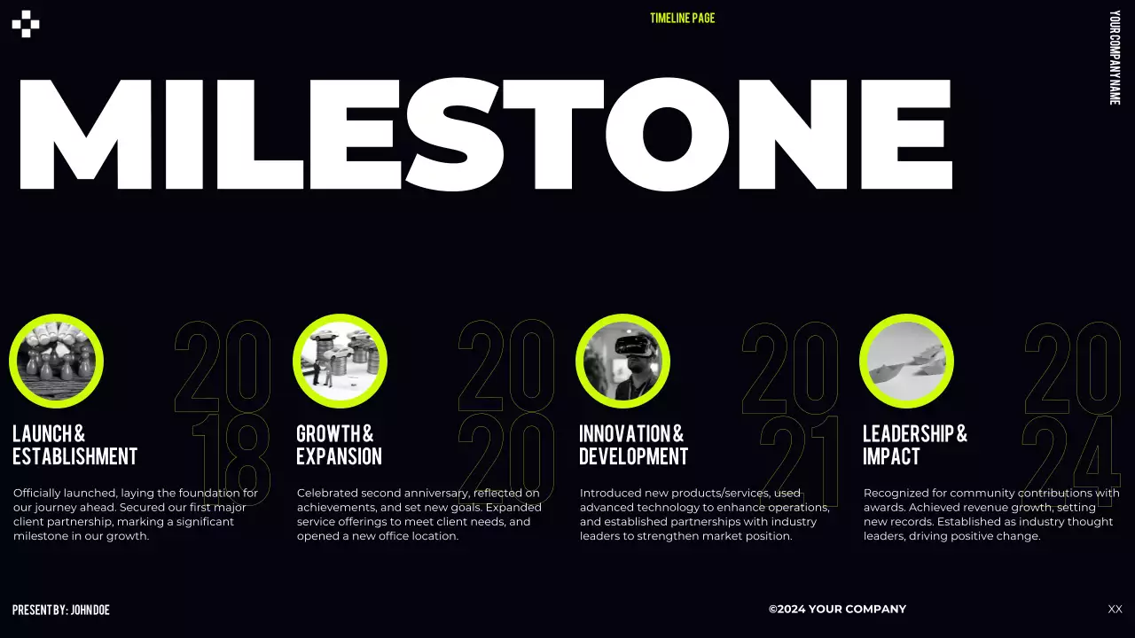 Lime Green Black Bold Modern Trend Creative Strong Pitch Deck Presentation Proposal