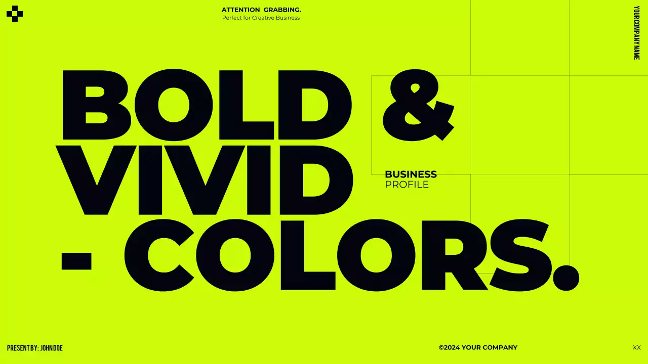 Lime Green Black Bold Modern Trend Creative Strong Pitch Deck Presentation Proposal