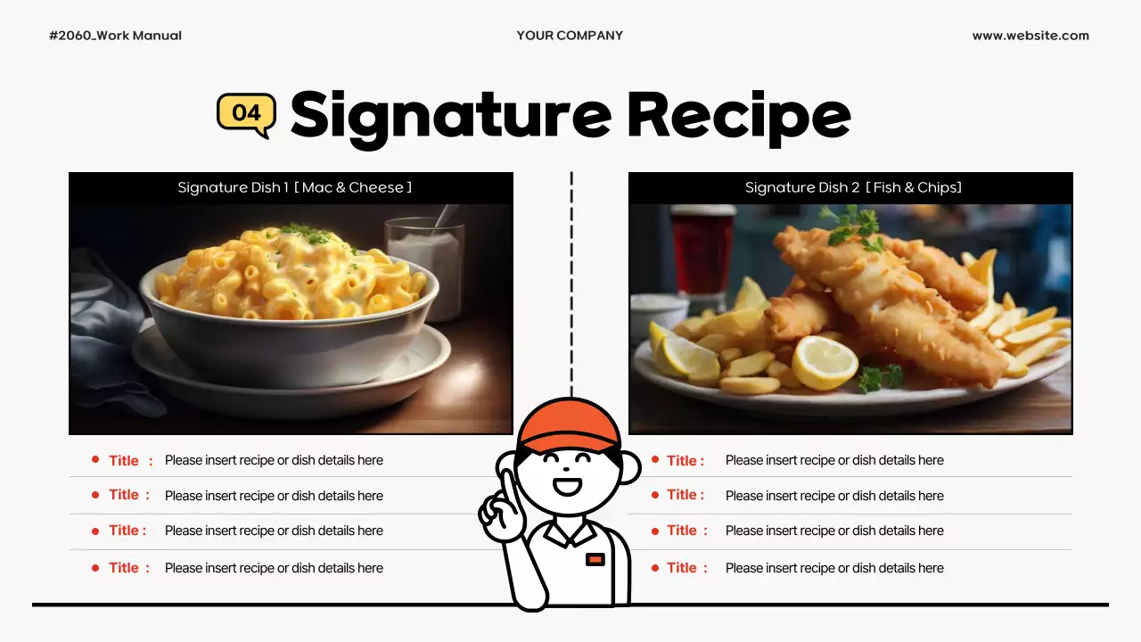 Yellow Minimal Employee Manual Presentation