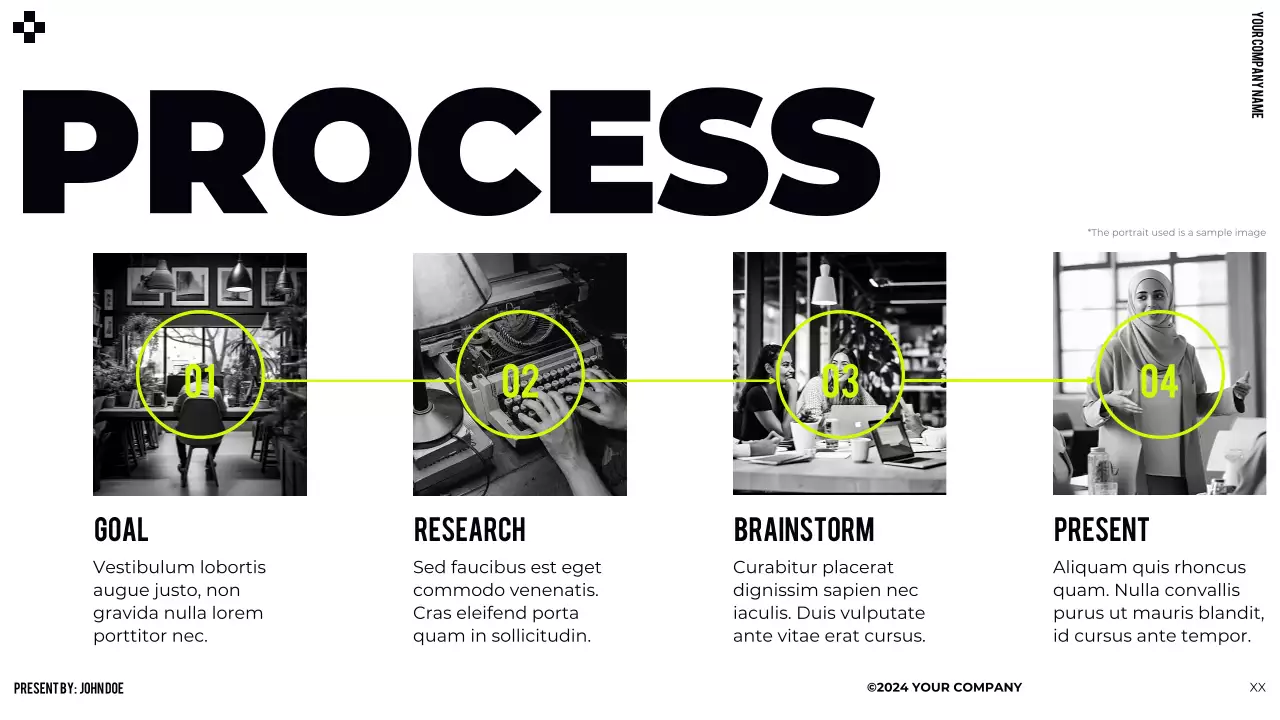 Lime Green Black Bold Modern Trend Creative Strong Pitch Deck Presentation Proposal