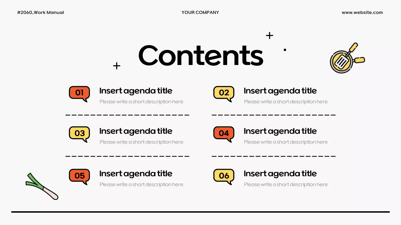 Yellow Minimal Employee Manual Presentation