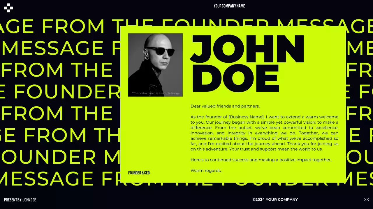 Lime Green Black Bold Modern Trend Creative Strong Pitch Deck Presentation Proposal