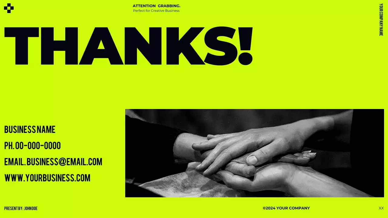 Lime Green Black Bold Modern Trend Creative Strong Pitch Deck Presentation Proposal