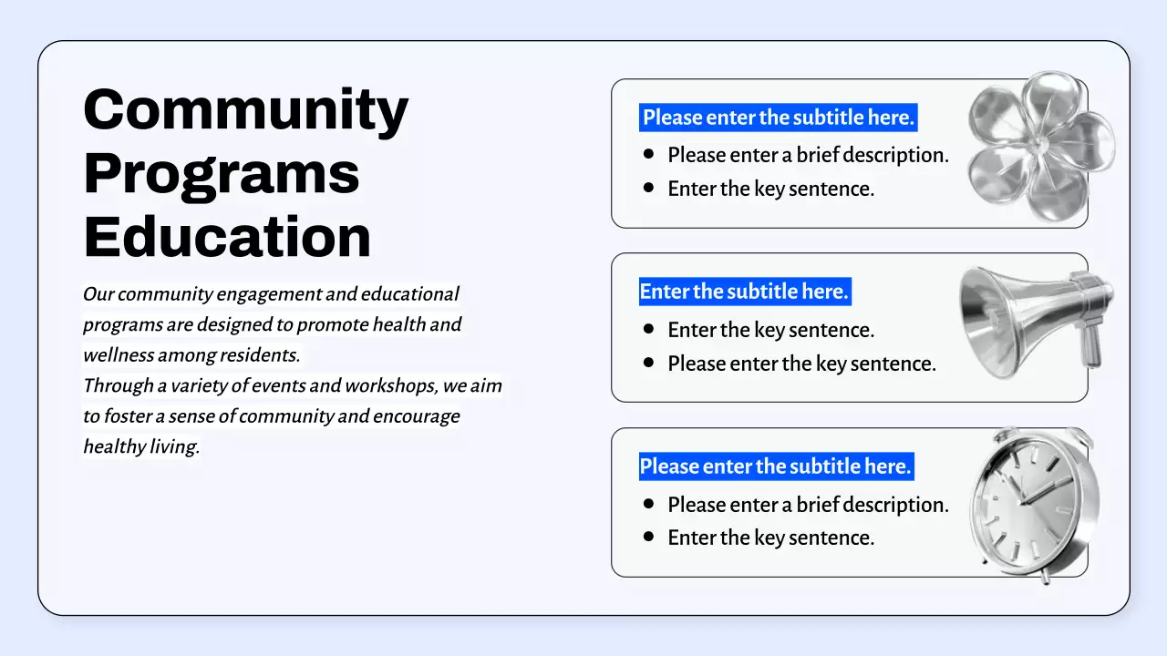 White Professional Fitness Guideline Presentation