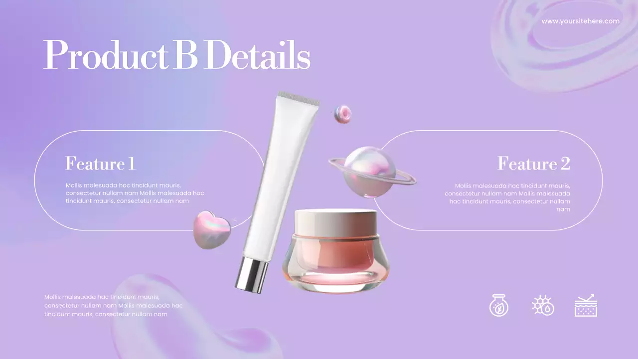 Purple Trendy Product Catalogue Guide Presentation