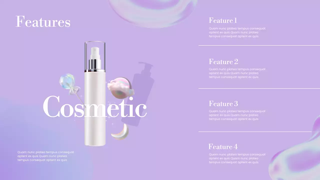 Purple Trendy Product Catalogue Guide Presentation