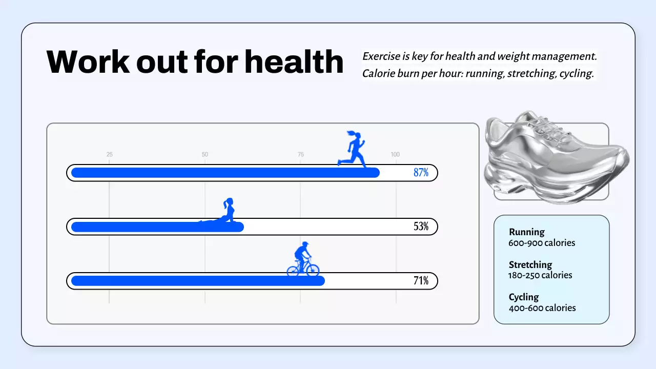 White Professional Fitness Guideline Presentation