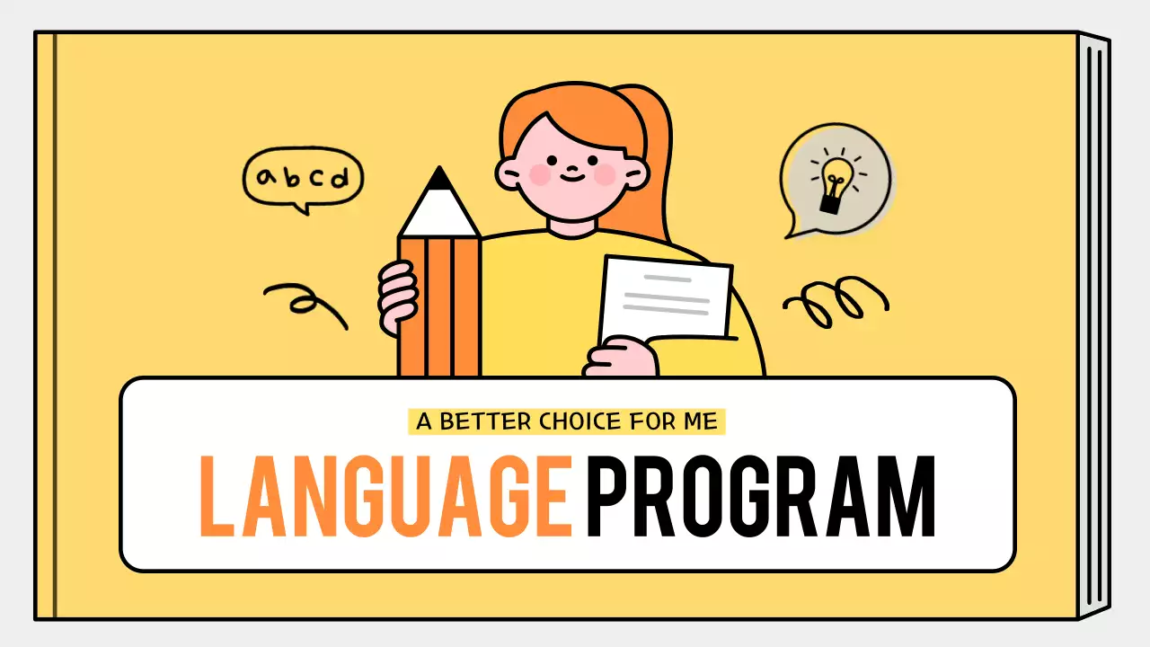 Yellow Simple Language Guide Presentation