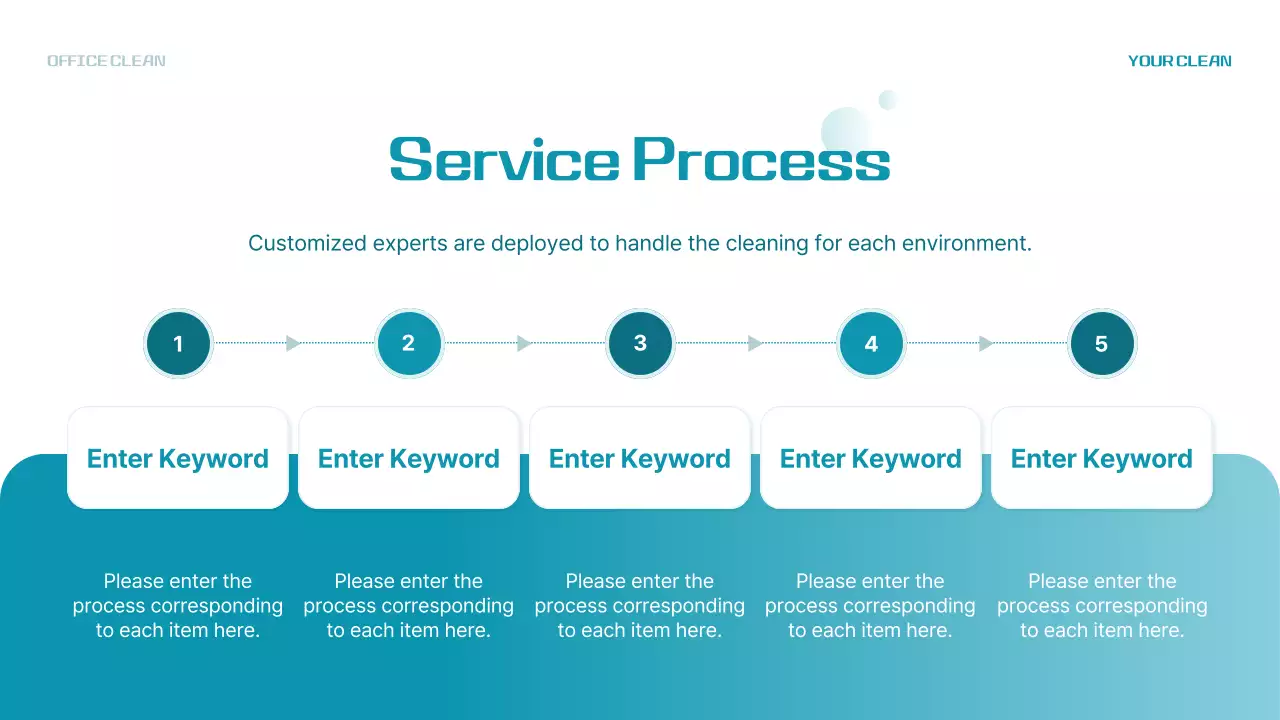 Teal Modern Office Promotion Presentation